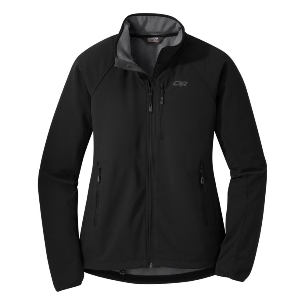 [S]Outdoor Research Women's Ferrosi Grid Jacket Softshell Black NWOT waterproof